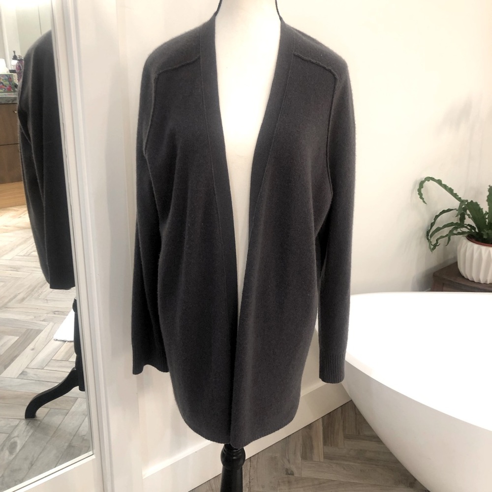 360 Cashmere open front sweater